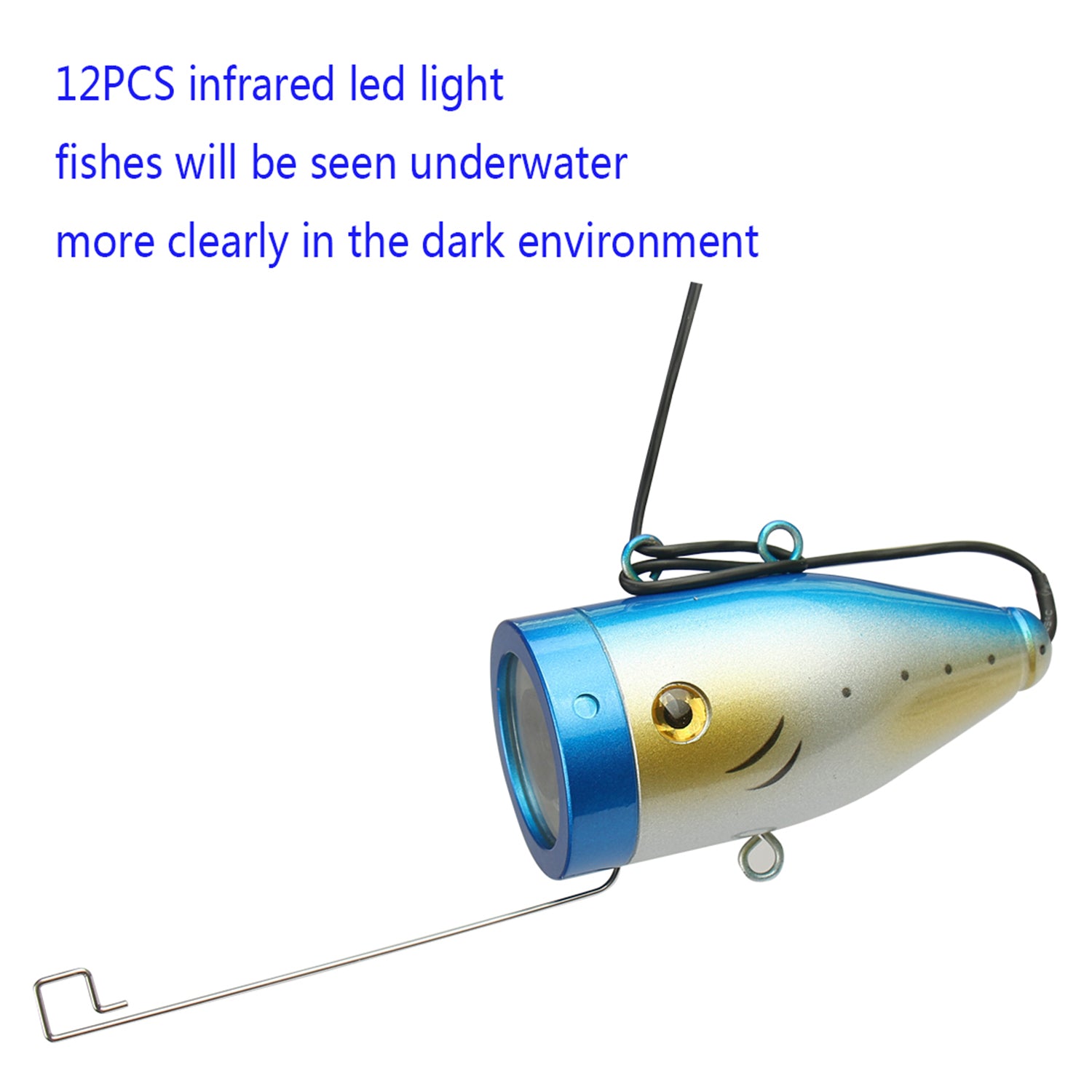 SY7100 7-inch LCD Deep Water Fish Shape Fish Finder Underwater Video Camera, EU Plug SY7100 7-inch LCD Deep Water Fish Shape Fish Finder Underwater Video Camera, EU Plug